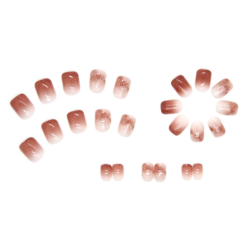 偽のネイル,明るいピンク,グラデーションカラー,プレス,結婚 - Nail Art Pink のレビューと価格