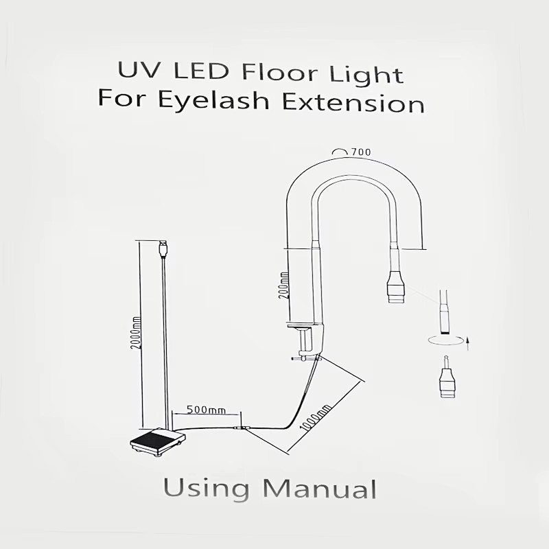 UV ラッシュライト UV まつげ接着剤 5W LED まつ - Nail Art Ombre のレビューと価格
