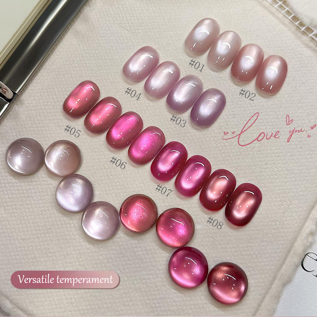 1個入り TC 2026 夏の人気商品 アイス透明ヌードピン - Nail Art Pink のレビューと価格