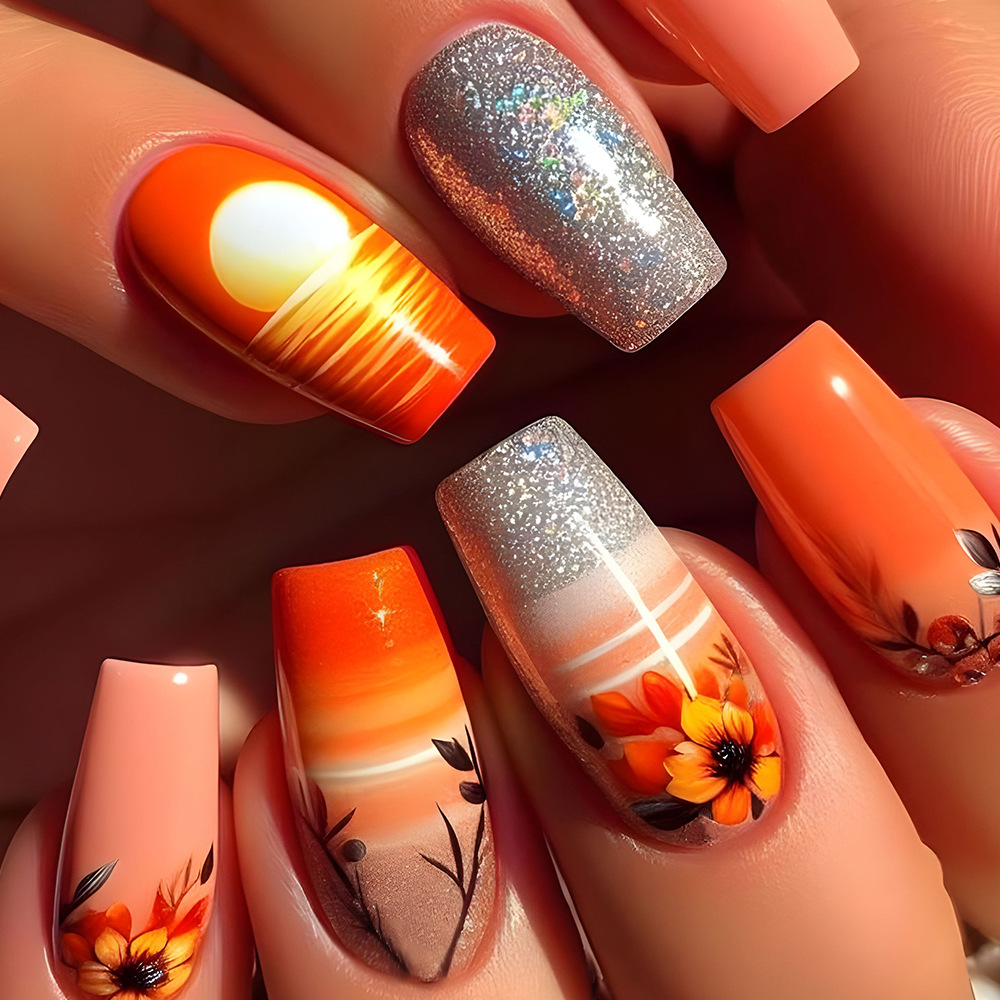 24枚入り ブルーのプレスオンネイル スパイシーガール ゴー - Nail Art Press On のレビューと価格
